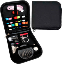 Load image into Gallery viewer, Travel Sewing kit, 56 piece, Black
