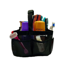 Load image into Gallery viewer, DormDoc Mesh Shower Caddy 8-Pocket Large Capacity Shower Tote, Choice of 3 Trim Colors