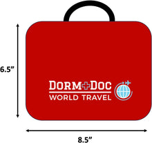 Load image into Gallery viewer, DormDoc World Travel 200pc First Aid Kit-RED
