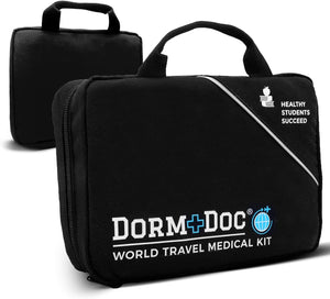 DormDoc World Travel First Aid Kit 200 pc-BLACK (8.60001E+11)