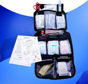 DormDoc World Travel First Aid Kit 200 pc-BLACK (8.60001E+11)