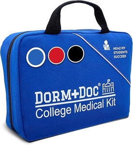 DormDoc 175 Piece First Aid Kit-BLACK (8.60E+11)