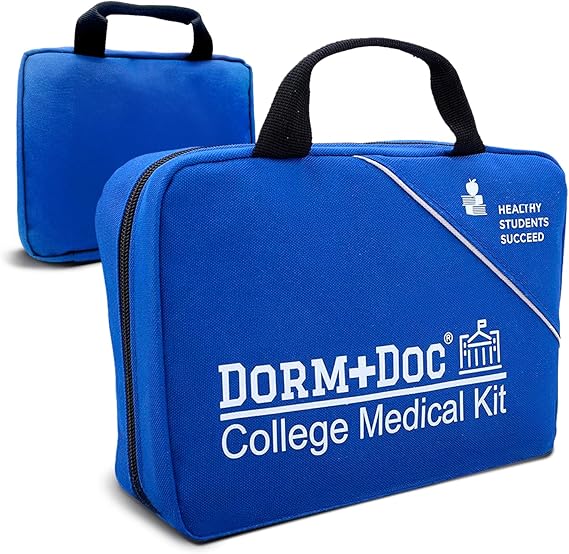 DormDoc 175 Piece First Aid Kit-BLACK