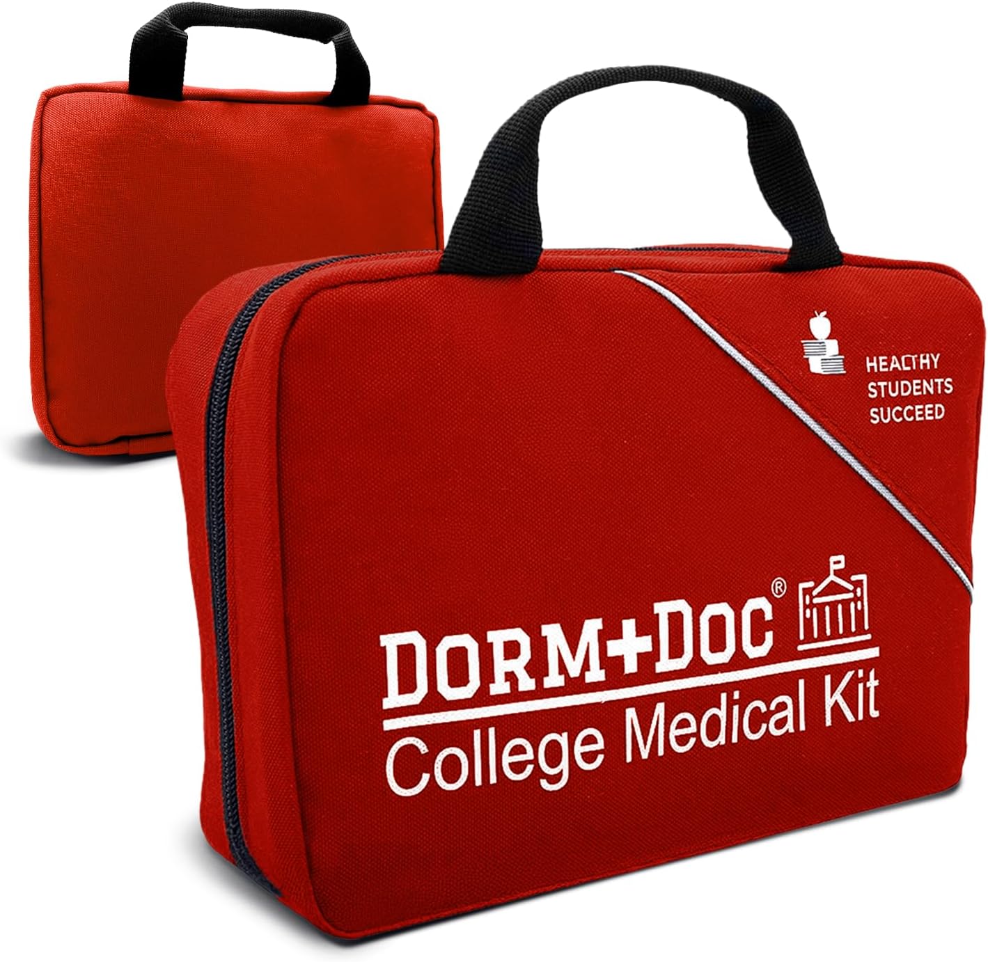 DormDoc 175 Piece First Aid Kit Red