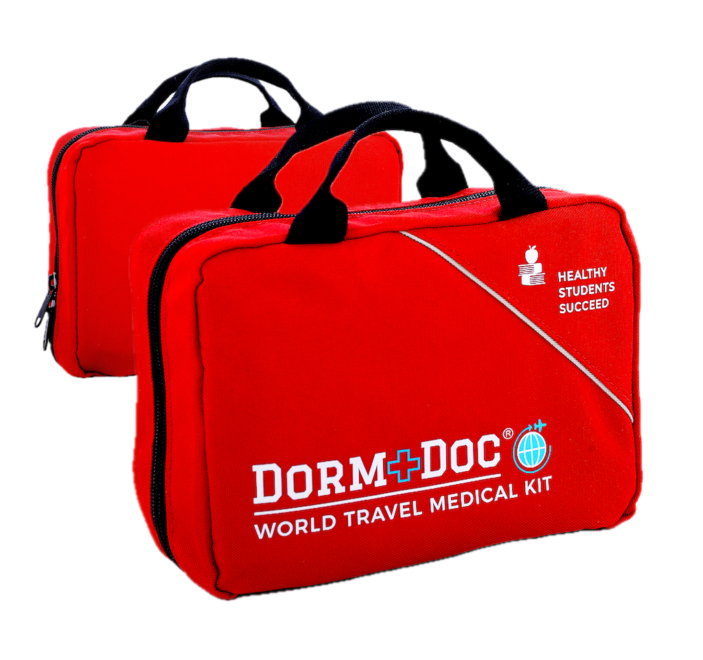 DormDoc World Travel First Aid Medical Kit - 200 Piece; 2 Colors