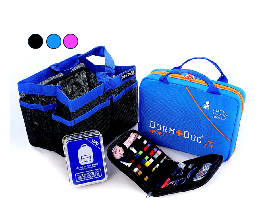 4 pc Bundle. Sport Pack 125pc, Mesh Tote, Sewing Kit- MiniTin25pc