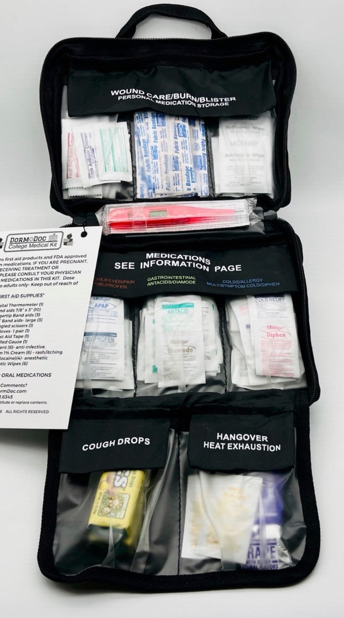 DormDoc - 175 Piece College First Aid Kit